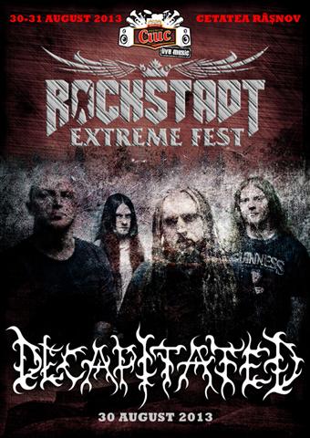 Decapitated (Polonia) pe scena Rockstadt Extreme Fest